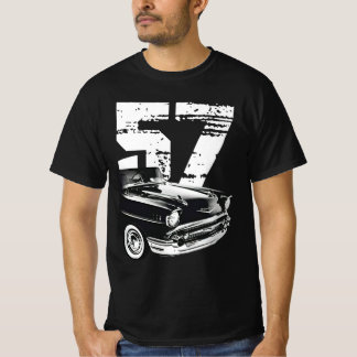 T-shirt 1957 Chevy Bel Air Vue frontale Silhouette