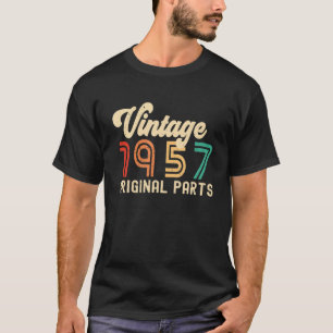 T-shirt 1957 Parties Originales 65E Anniversaire 65 Ans Vi
