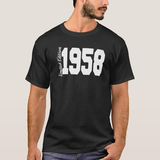 T-shirt 1958 64e anniversaire des femmes (Devant)