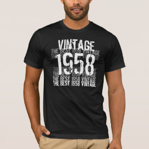 T-shirt 1958 Anniversaire - Le meilleur Vintage de 1958