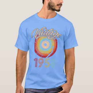 T-shirt 1958 Anniversaire Vinyle Vintage vintage