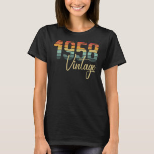 T-shirt 1958 Toutes les pièces d'origine B Jour Vintage Re