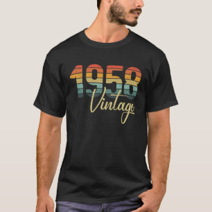 T-shirt 1958 Toutes les pièces d'origine B Jour Vintage Re