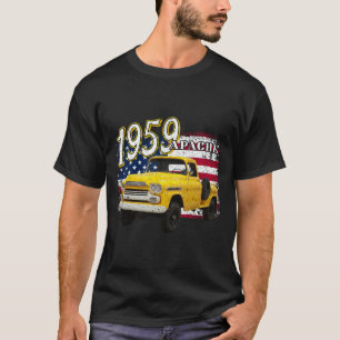 T-shirt 1959 59 Apache Truck 4 juillet Américain