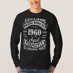 T-shirt 1960 Anniversaire 63 ans Femmes Hommes 63e anniver