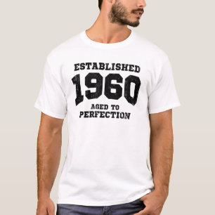 T-shirt 1960 établis âgés à la perfection