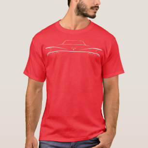 T-shirt 1960 Impala arrière Crayon blanc