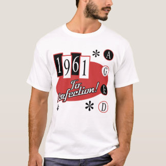 T-shirt 1961 60e anniversaire Mid Century Moderne