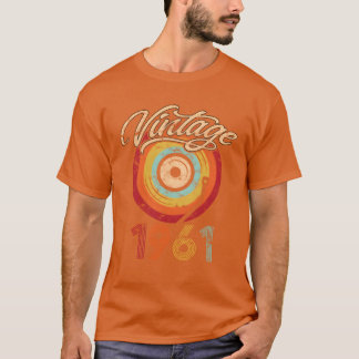 T-shirt 1961 Anniversaire Vinyle Vintage garçon
