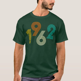 T-shirt 1962 Retro Birthday Vintage