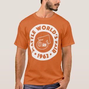 T-shirt 1962 Seattle Worlds Fair Circle White