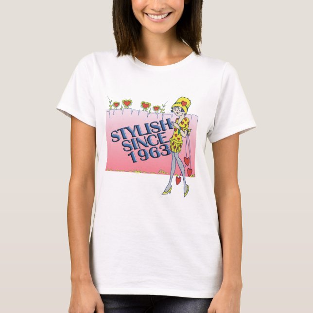 T-shirt 1963. cinquantième Anniversaire (Devant)