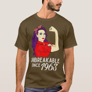 T-shirt 1963 Vintage 58ème anniversaire 58 ans Anniversair