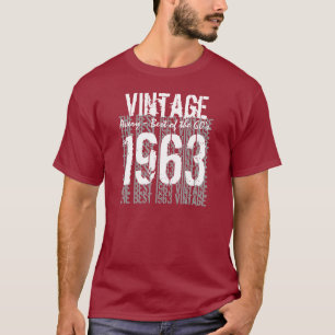 T-shirt 1963 Vintage Best of the 60's Custom Name Tee Gift