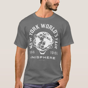 T-shirt 196465 New York Worlds Fair Unisphere with Years W