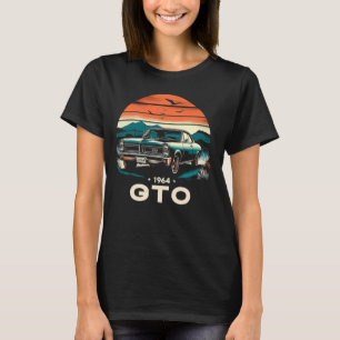 T-shirt 1964 64 GTO Classic Car Old School Muscle Vintage