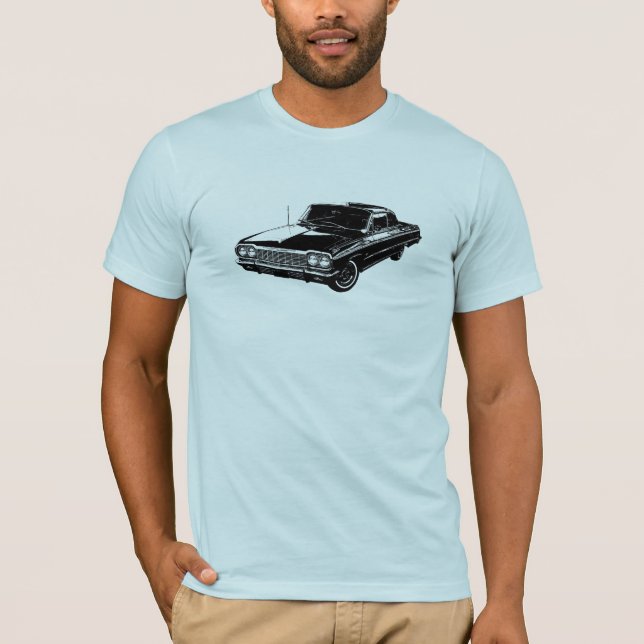 T-shirt 1964 de Chevrolet Impala de schéma (Devant)