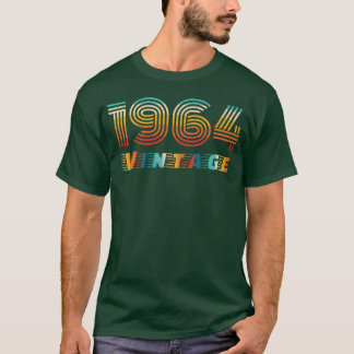 T-shirt 1964 vintage 1964 Birthday friend