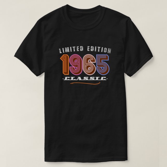 T-shirt 1965 60e anniversaire (Design devant)