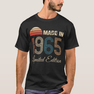 T-shirt 1965 60e anniversaire Vintage