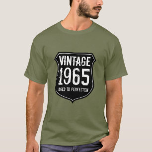 T-shirt 1965 âge à la perfection   chemise vintage de l'an