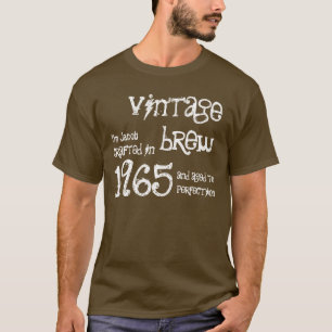 T-shirt 1965 cinquantième bruns d'anniversaire d'amusemen