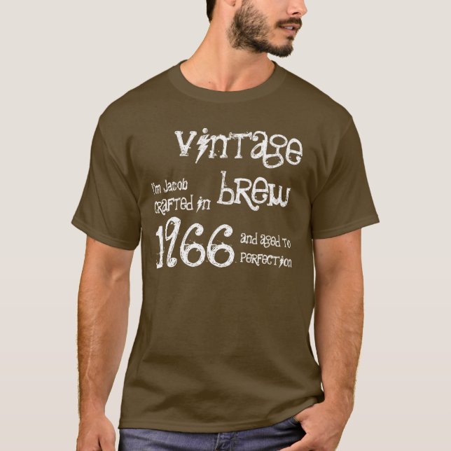 T-shirt 1966 pièces en t drôles de cadeau anniversaire (Devant)
