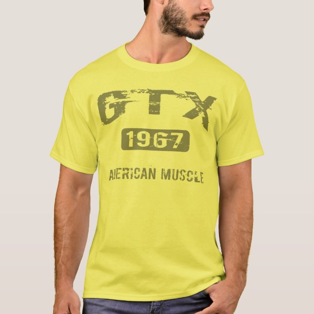 T-shirt 1967 de Plymouth GTX (Devant)