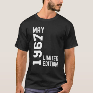 T-shirt 1967 Mai Bonne fête d'anniversaire