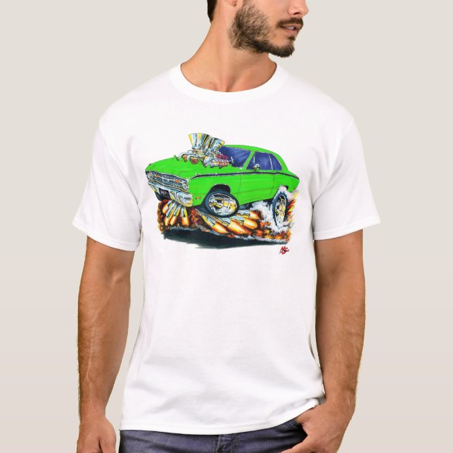 T-shirt 1968-71 voiture de chaux de dard de Dodge (Devant)