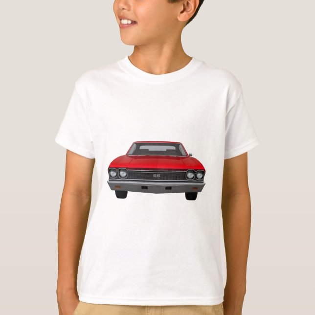 T-shirt 1968 Chevelle SS : Fin rouge (Devant)
