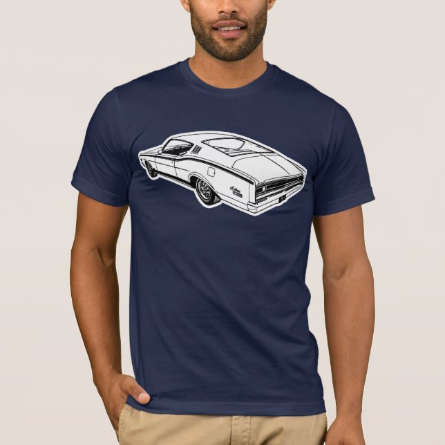 T-shirt 1968) illustrations de Mercury Cyclone ( (Devant)