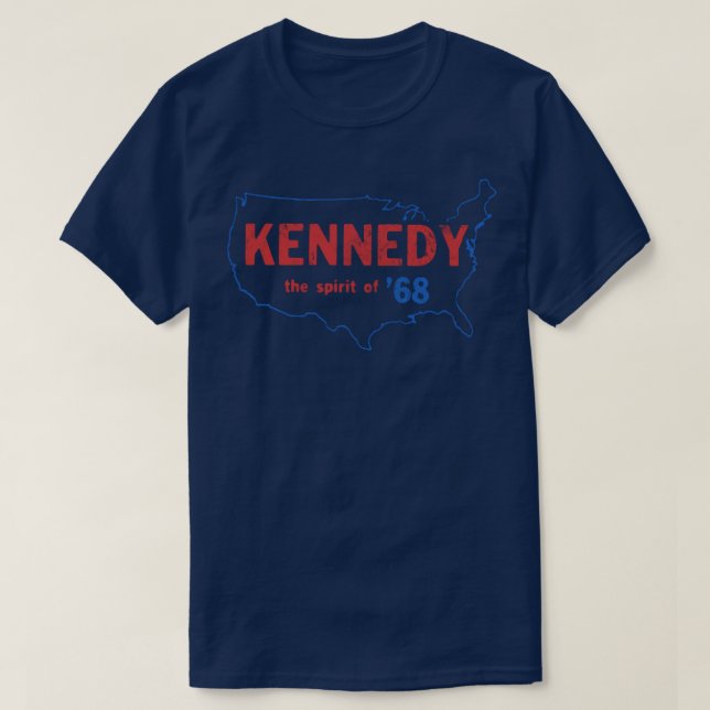 T-shirt 1968 Robert F Kennedy Première campagne présidenti (Design devant)