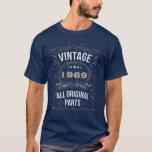 T-shirt 1969 50 ans 50e anniversaire cadeau cool.<br><div class="desc">1969 T-shirt 50 ans 50th Birthday Décorations est Parfait 50th Birthday Gift Ideas for Men/Women. Cadeau d'anniversaire de janvier pour maman,  papa,  et famille,  Awesome depuis janvier 1969 chemise.</div>