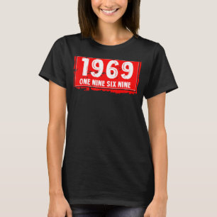 T-shirt 1969 Année de naissance pour les hommes et les fem