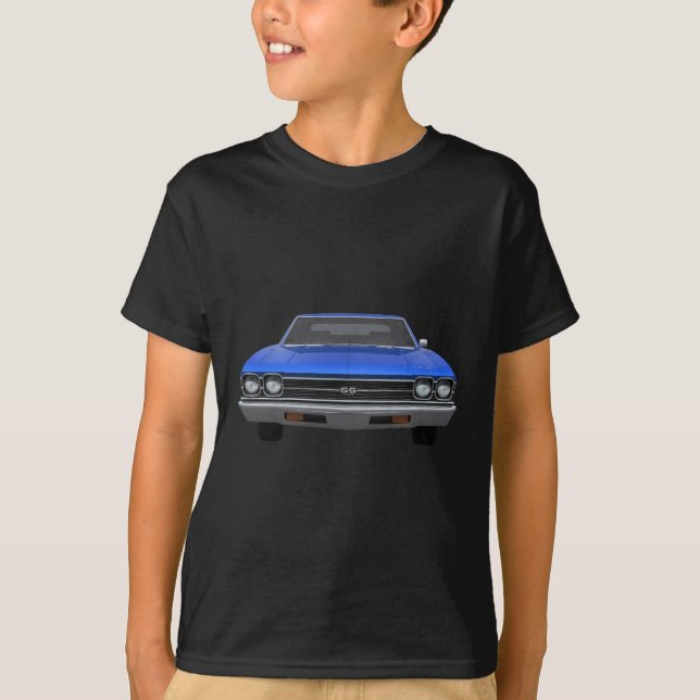T-shirt 1969 Chevelle SS: Finition bleue (Devant)