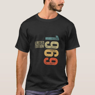 T-shirt 1969 Edition Limitée Anniversaire Vintage Retro