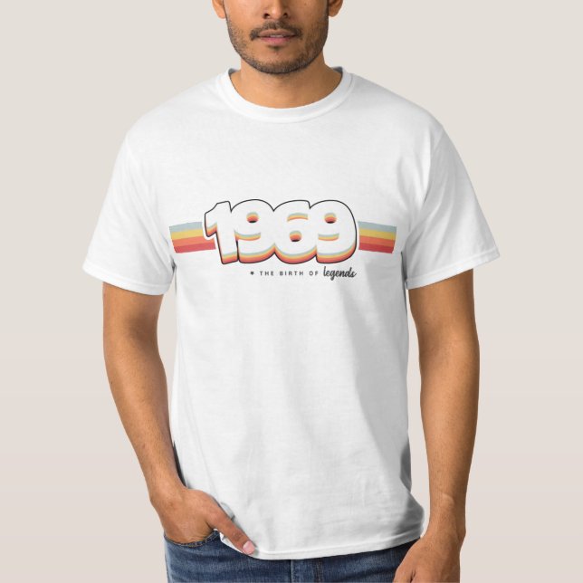 T-shirt 1969 La naissance des légendes (Devant)