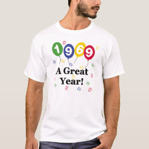 T-shirt 1969 un anniversaire de grande année