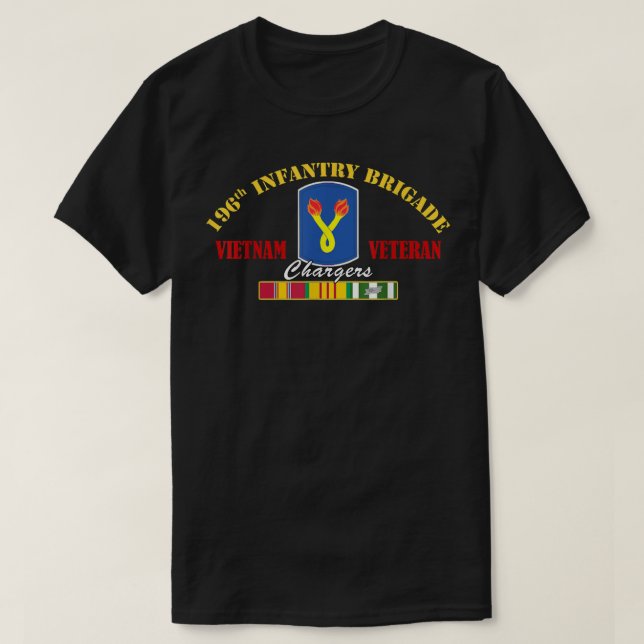 T-shirt 196e brigade d'infanterie Anciens combattants Viet (Design devant)