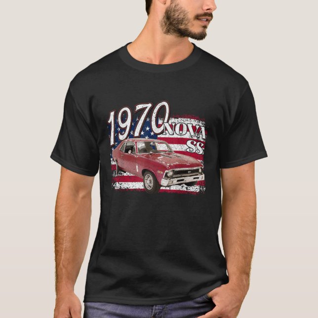 T-shirt 1970 70 Nova 2 SS 4 juillet American T Shirt (Devant)