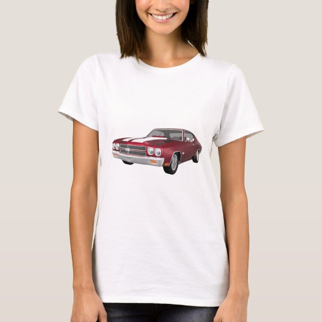 T-shirt 1970 Chevelle SS : Candy Apple Finish : (Devant)