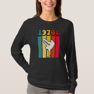 T-shirt 1970 Hip hop Break Dancing Retro Vintage Retour à