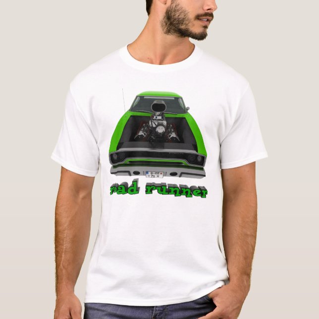 T-shirt 1970 Road Runner Green (Devant)
