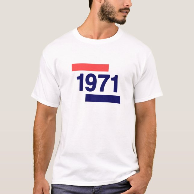 T-shirt 1971, 50E Anniversaire (Devant)