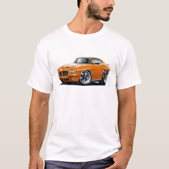 T-shirt 1971-72 voiture d'orange de GTO (Devant)
