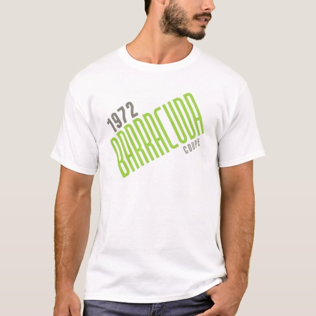 T-shirt 1972 coupé de barracuda - les feux de la rampe (Devant)