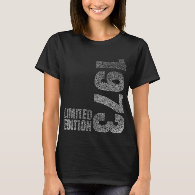 T-shirt 1973 Born birthday present (Devant)