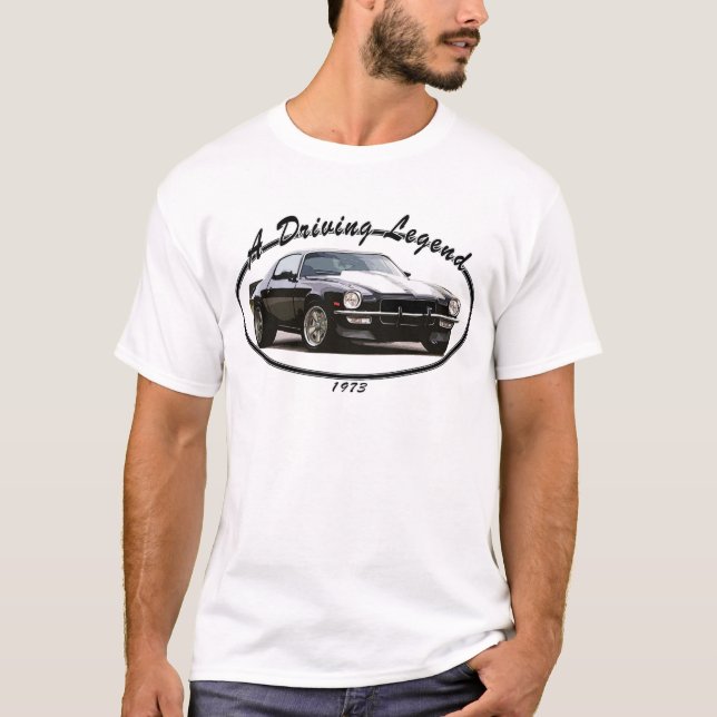 T-shirt 1973_camaro_rs_ss_black (Devant)