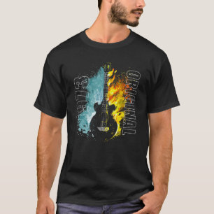 T-shirt 1973 Original Fun Colorful Retro Flames Classique
